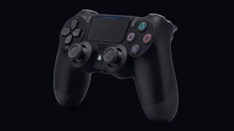PlayStation DualShock 4 Jet Black controller for iPhone Bluetooth gaming