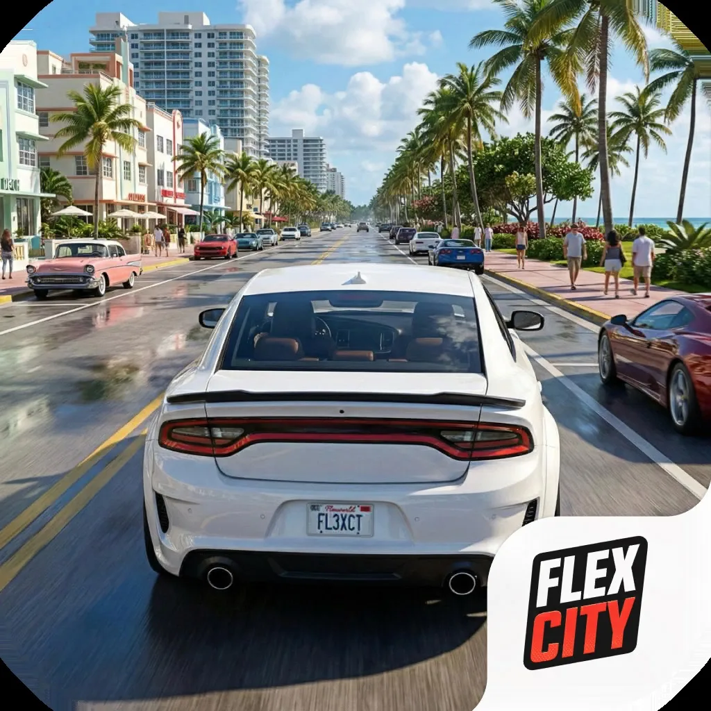 Flex City RP: Online Car Game App Store icon