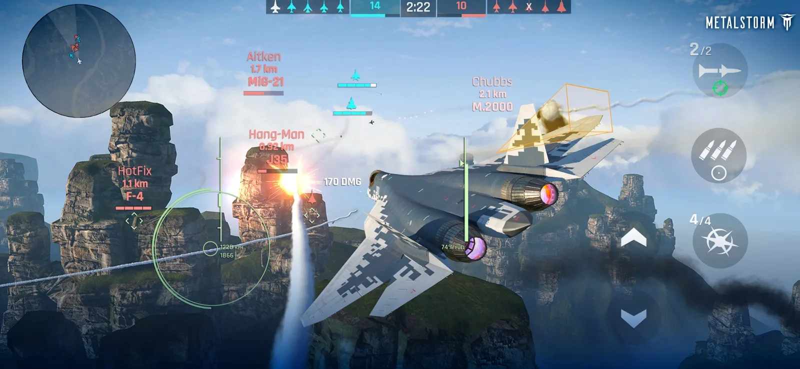 Metalstorm: Modern Air Combat screenshot 4