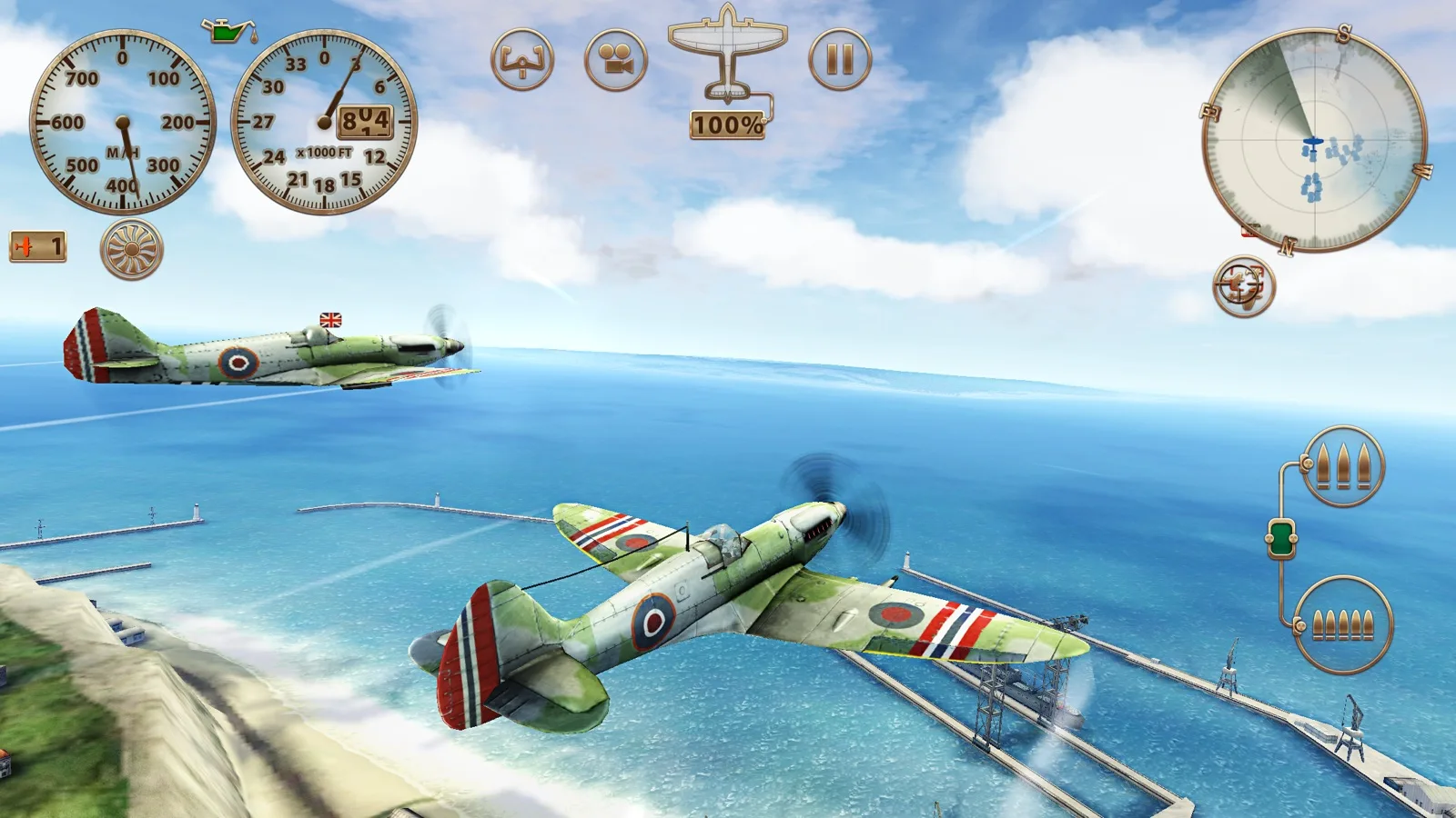 Sky Gamblers: Storm Raiders screenshot 1