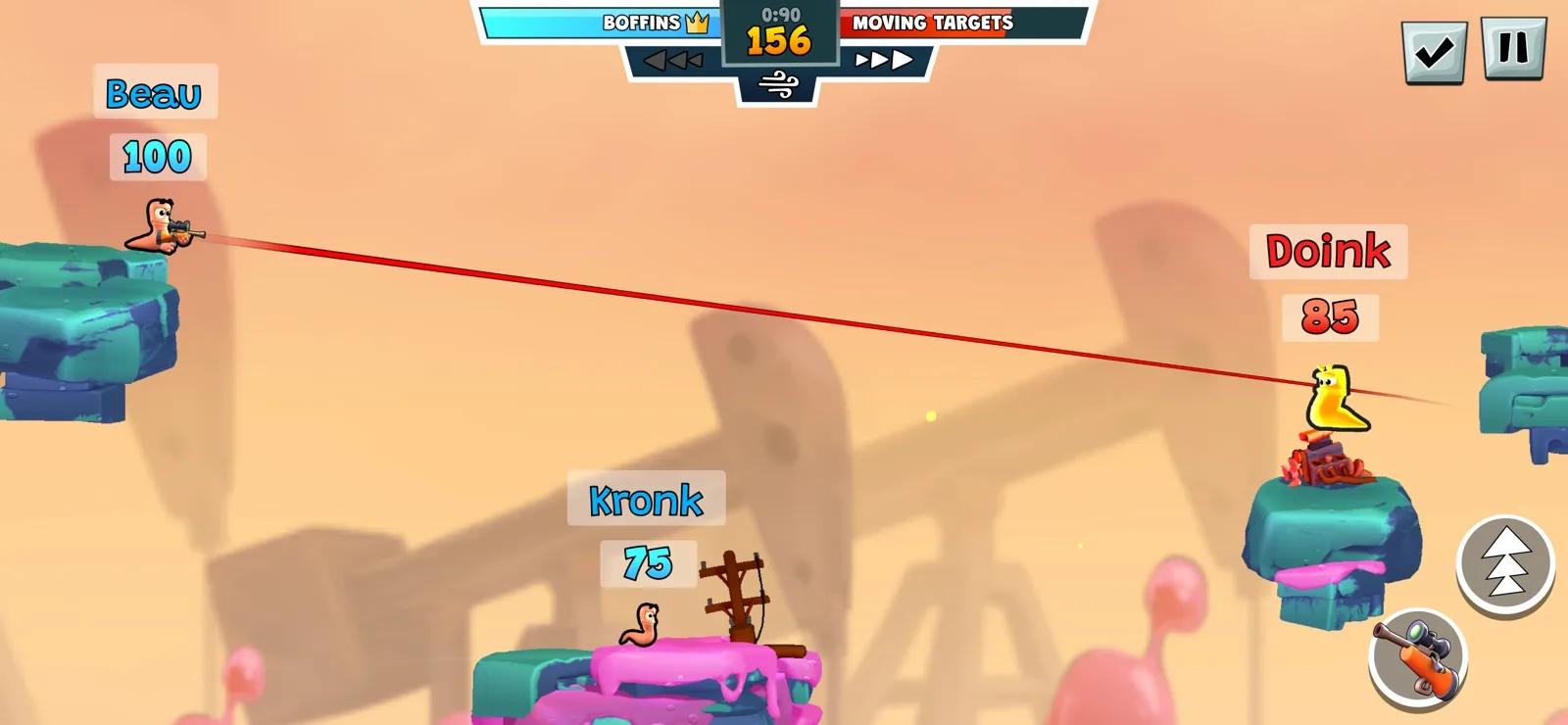 Worms Across Worlds screenshot 2