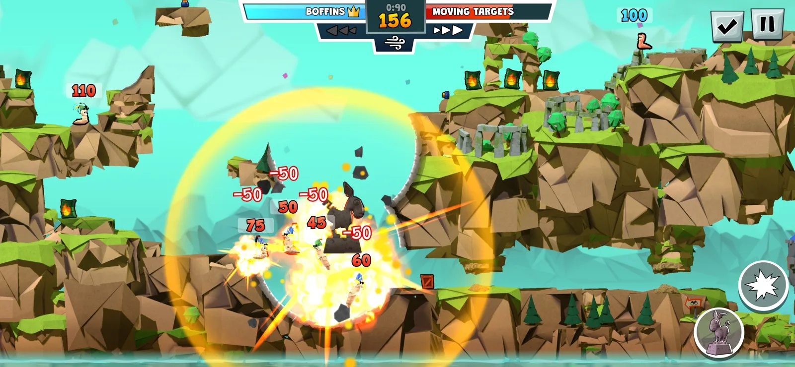 Worms Across Worlds screenshot 3